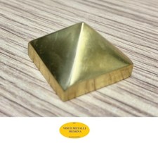  Chiodo Piramidale in ottone per zoccoli portoni mm 20 con vite fissaggio     