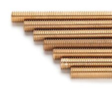 BARRA FILETTATA BARRE OTTONE 1MT VARIE MISURE PASSO MA, RESISTENTE ALL' ACQUA