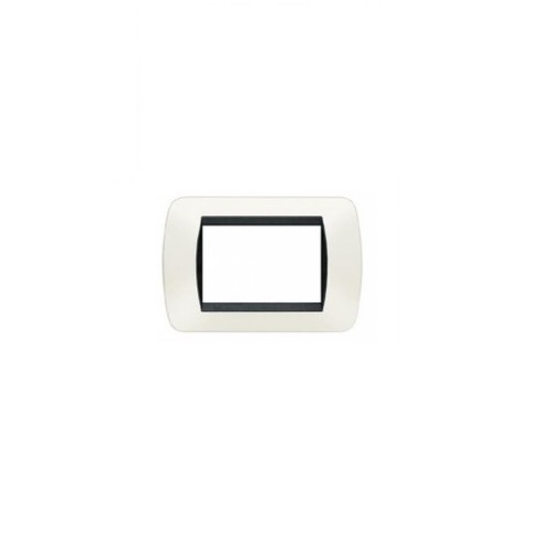 Art placca bianco metallo - 3p,