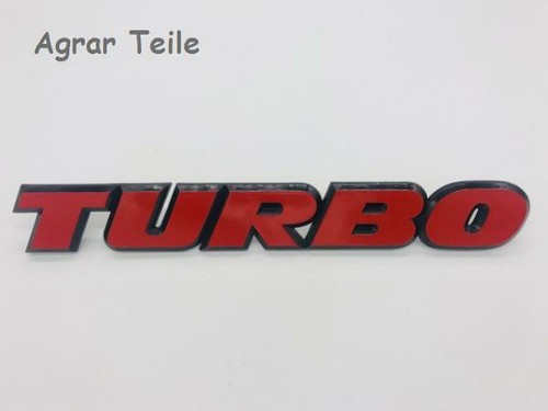 Fendt scritta turbo originale
