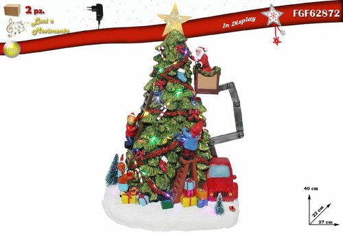 Giostrina albero con babbo - albero,