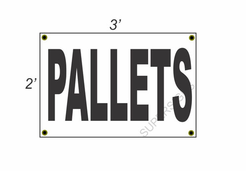 Insegna banner 2x3 pallet - insegna,