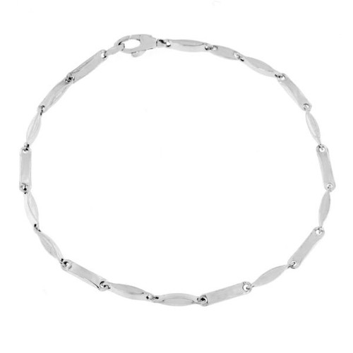 Bracciale uomo oro bianco - bracciale,