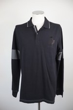 LE COQ SPORTIF POLO MAGLIA UOMO TG L MAN COTONE MANICA LUNGA CASUAL VINTAGE
