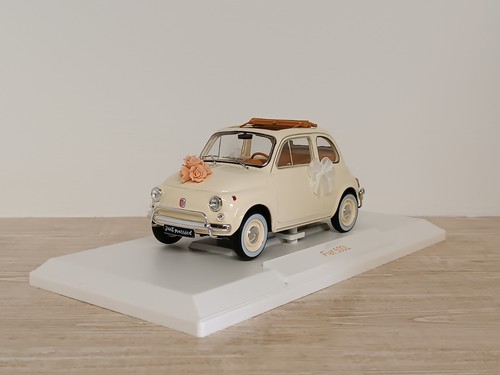 Fiat 500 1968 ivory wedding - fiat, l