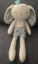 3197🌟Doudou Peluche Lapin TUC TUC TUCTUC Beige Gris Étoiles