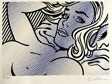 Roy Lichtensten Litografia COA originale firmata numerata /Robert Indiana