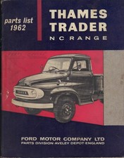 FORD THAMES TRADER NC SERIE CAMION 1962 LISTA RICAMBI DI FABBRICA, CATALOGO