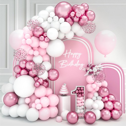 Kit arco palloncini rosa - kit,