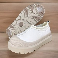 UGG UNISEX Tasman pantofole ibride meteo pelle bianca betulla 1158351 taglia M 4 W 6