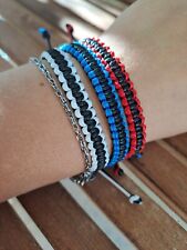 Braccialetto bracciale corda juve juventus milan inter uomo donna bambino regalo