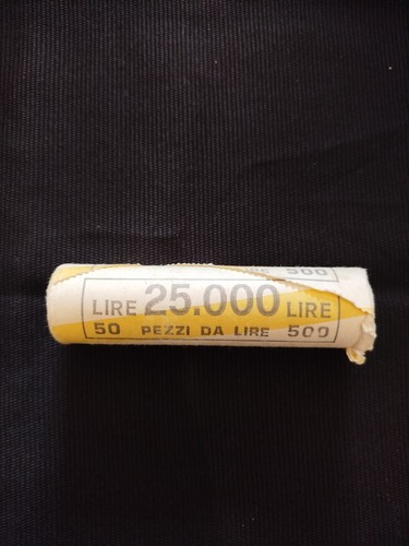 Rotolino monete 500 - , lire
