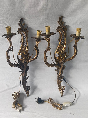 Antica coppia applique - applique, in