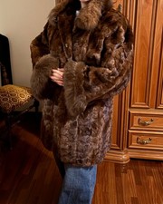 Cappotto Di Visone marrone