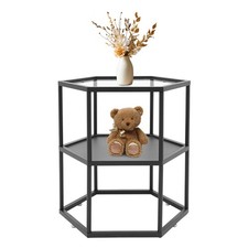 Tavolino da terra esagonale in