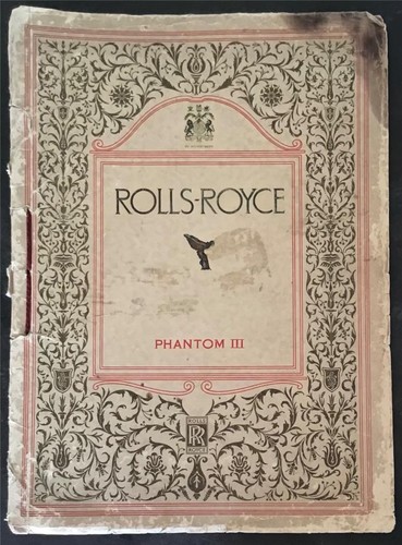 Brochure vendita rolls royce - vendita,