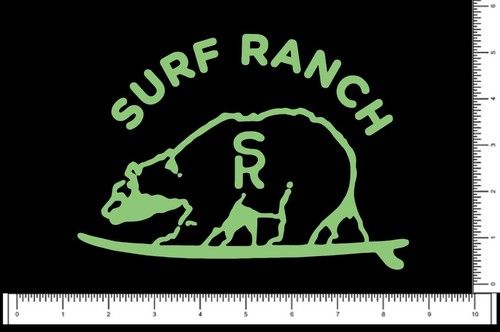 Adesivo surf ranch - adesivo,