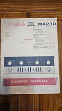 McIntosh MA230 Manuale