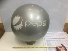 PEPSI - COLA - PALLONE GONFIABILE ARGENTO - GADGET BRAND COLLEZIONISMO - ANNI 80