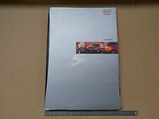 DEPLIANT ORIGINALE CARTELLA DOPPIA AUDI A4 COLORI E TAPPEZZERIA BOTTO MONDOVI'
