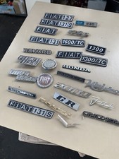 Lotto Stemmi Placche Auto Epoca Collezione. Mini Minor Fiat Honda Epoca 
