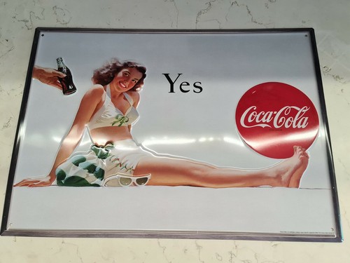Quadro targa insegna coca cola - insegna,
