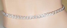 Cintura donna argento catena