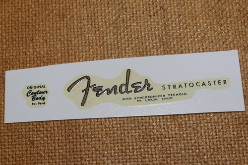 Fender 1960 decalcomania - fender®,