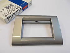 GEWISS PLAYBUS GW32013 PLACCA 3POSTI TITANIO METALLIZZATO - 1 PEZZO