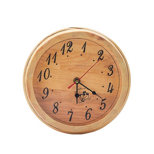 Orologio sauna legno - in,