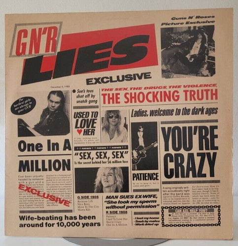 Guns roses n r lies - guns, n'