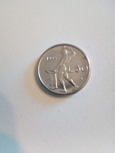 Moneta lire piccola - 50,