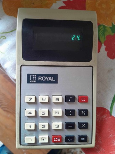 Calcolatrice litton royal - calcolatrice,