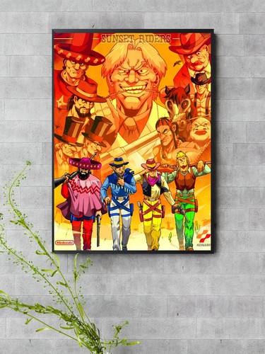 Poster sunset riders - poster, wall