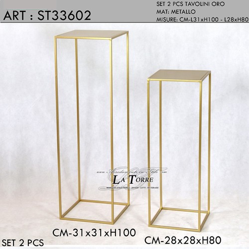Set due tavolini salotto - set,