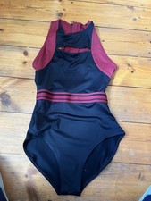  Body Move Dance nero con bordo rosso bordeaux taglia m 