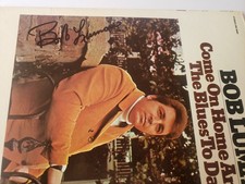 AUTOGRAPHED 1960s VG++ Bob Luman Come On Home & Sing The Blues COVER ONLY NO LP