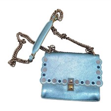 Fendi Kan Metallic Blue
