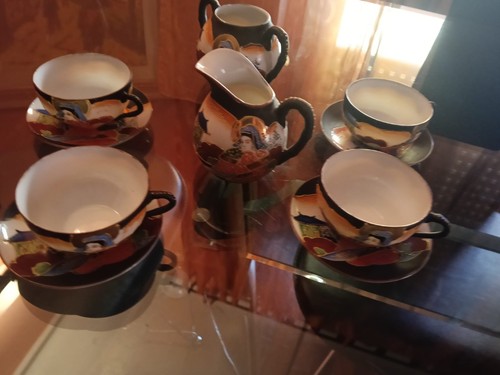 Japanese moriage porcelaine - japanese,