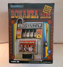 Radica Bonanza Slot Machine GHISA & Plastica Bank #1200 GB in SCATOLA funziona