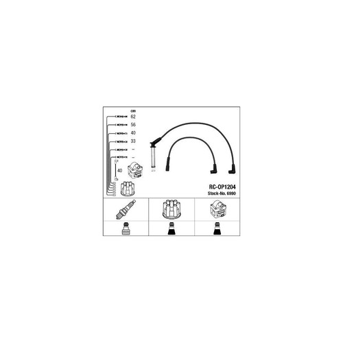 Kit tubi accensione ngk 6990 - tubi,