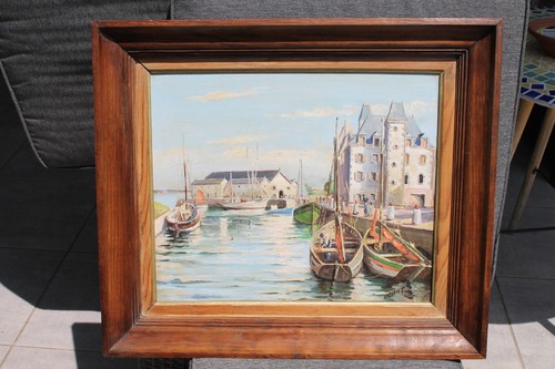 Tableau huile sur - sur, toile