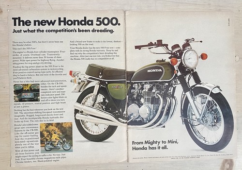 Vintage honda 500 - vintage, motorcycle