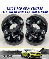 Adatto per Volvo C30 S40 V40 V50 Distanziali cerchi in lega 30 mm centrati 5x108 63,4 x 4