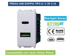 PRESA USB CON CONNETTORE TIPO