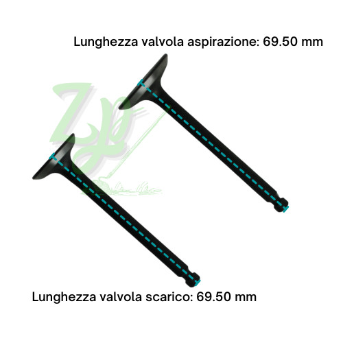 Kit valvola aspirazione - aspirazione, +