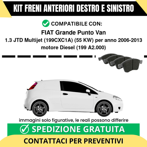 Pastiglie freno anteriori - pastiglie,