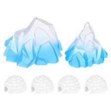  6 pezzi mini igloo ghiacciaio