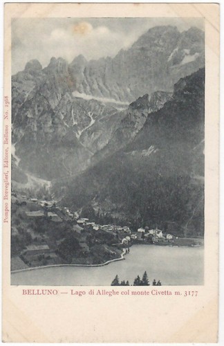 Lago alleghe con - con, monte