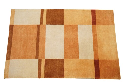 Tappeto oro arancione beige
